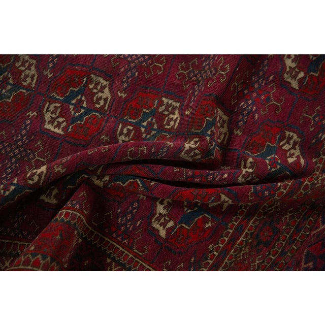 Vintage Tekke Rug - 3'6" X 5'9" For Sale - Image 4 of 11