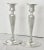 Antique Tiffany and Co Sterling Silver Candlesticks Monogram -A Pair For Sale - Image 9 of 12