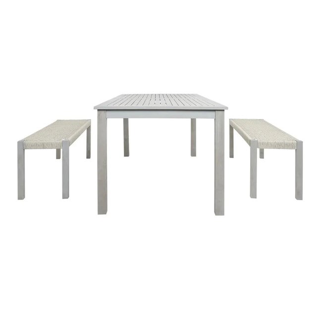 Aquina 5 Piece Dining Set - Gray For Sale - Image 10 of 10