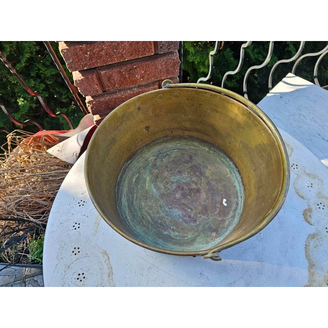 Antique Brass Cauldron, 1890s For Sale - Image 5 of 6