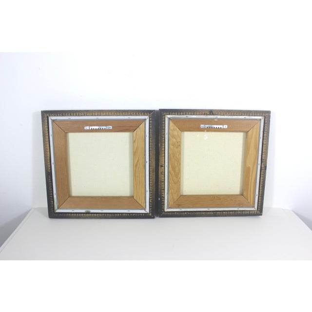 Signed Vintage Oil Paintings, Marina Sailboats, Mid-Century Nautical Art Framed, a Pair For Sale - Image 4 of 14