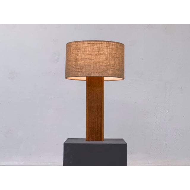 1970s Vintage Teak Table Lamp, 1970s For Sale - Image 5 of 15