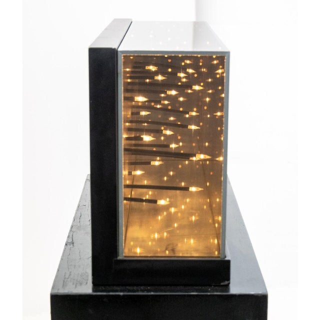 Late 20th Century Stanley Landsman "Starry Night" Lightbox Sculpture For Sale - Image 5 of 9