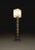 Contemporary Large Navazi Floor Lamp in Ceramic with Linen and Frosted Glass by Svitanok For Sale - Image 3 of 9