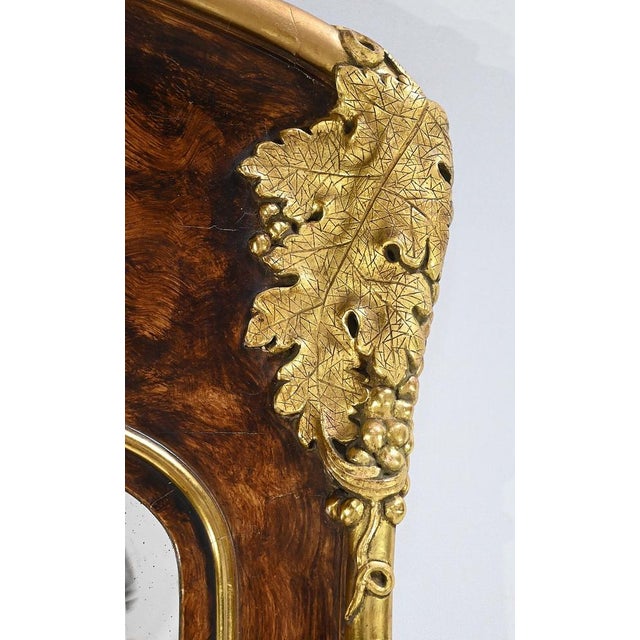 Large Art Nouveau Mantelpiece Mirror, 1900 For Sale - Image 12 of 18
