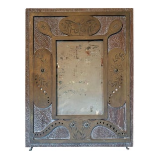 French Brass Picture Frame, Circa. 1910 For Sale
