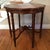 Vintage Victorian Style 6 Leg Walnut Scalloped Edge Sided Table For Sale In Sacramento - Image 6 of 12