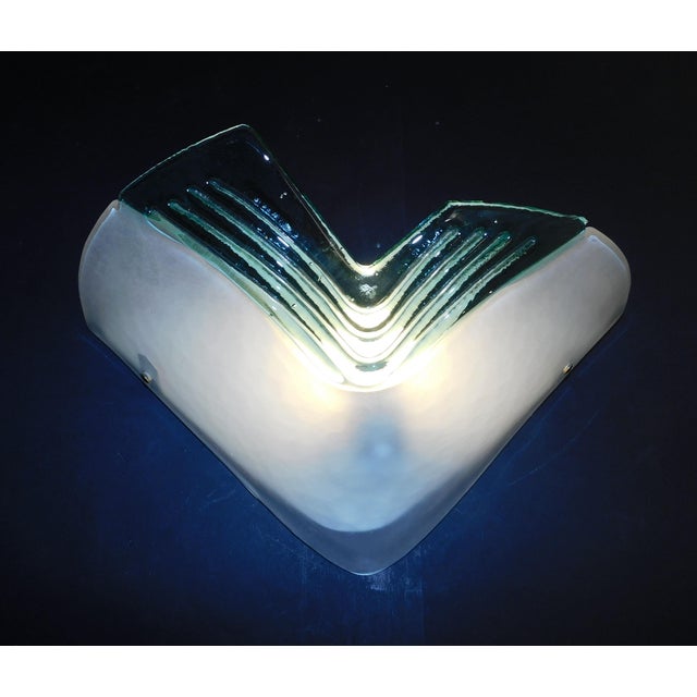 1960s 1960s Triangular Murano Sconces, a Pair For Sale - Image 5 of 8