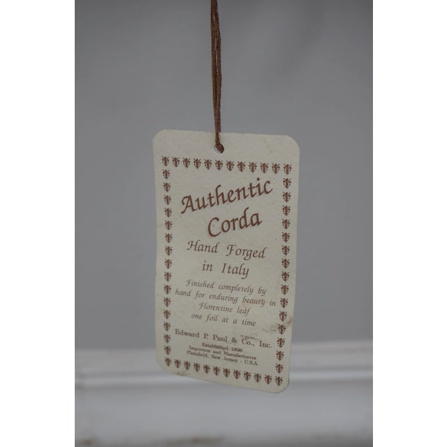 Authentic Corda Hand Forged Iron Italian Wall Shelf For Sale - Image 11 of 12