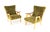 Two Tone Doodle Wing Lounge Chair For Sale - Image 9 of 15