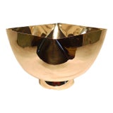 1970s Vintage Ward Bennett Modernist Silver-Plated Bowl For Sale