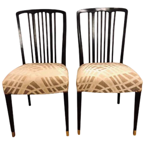 Georg Kofoed Style Mid-Century Modern Ebony Dining or Side Chairs 2