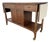 Vintage Broyhill Brasilia Mid Century Walnut and Laminate Serving Bar Cart For Sale