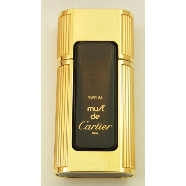 Must De Cartier Paris Collectible Panthere De Cartier Perfume Bottle in Original Box Art Deco For Sale In Palm Springs - Image 6 of 7