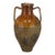 Antique Italian Glazed Terracotta Olive Oil Jar With Spout For Sale