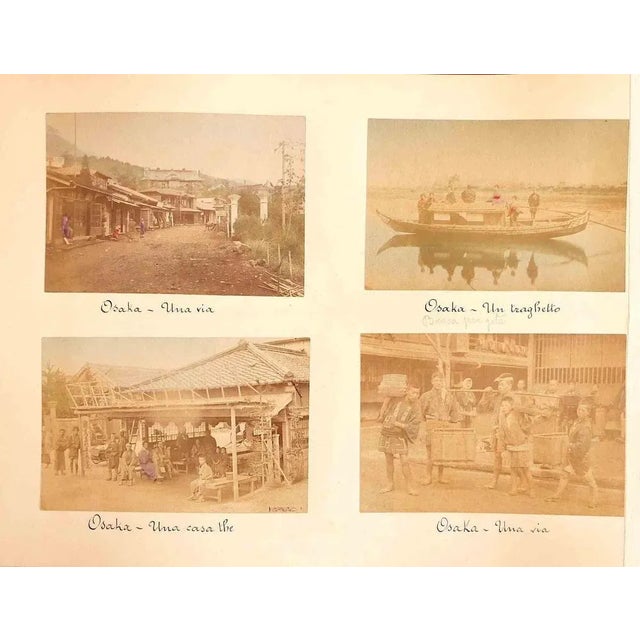 Views of Osaka is a set of five original vintage Albumen prints on single cardboard: 26 x 34 cm. They were realized in...