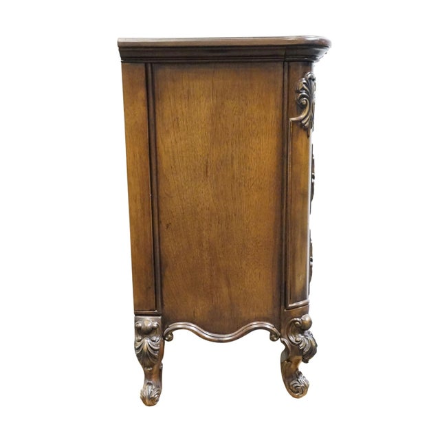 Fairmont Designs Banded Bookmatched Pecan Louis XV French Provincial 32" Nightstand - Chestnut Finish C7025-02 For Sale - Image 12 of 14