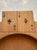 Vintage Handcarved Oval Wooden Folk Art Tray With Playing Card Handles For Sale - Image 13 of 15