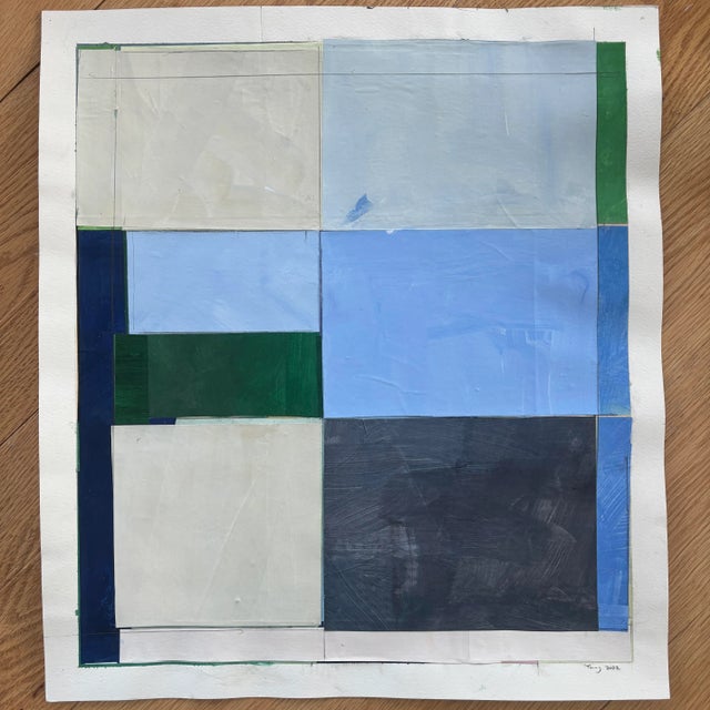 2020s Lake Series, Abstract Landscape Work on Paper by Bryan Young For Sale - Image 5 of 8