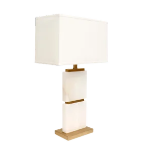 Pasargad Home Imperial Marble & Metal Table Lamp