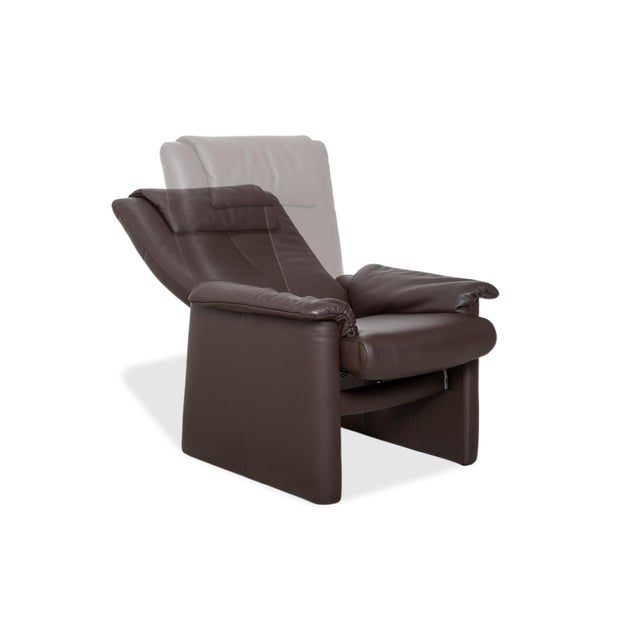 Animal Skin Leather 2-Seater Sofas, Armchair and Ottoman in Leather from Erpo Milano, Set of 4 For Sale - Image 7 of 18