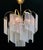 1980s Italian Murano White Milk Glass Waterfall Chandelier For Sale - Image 10 of 10