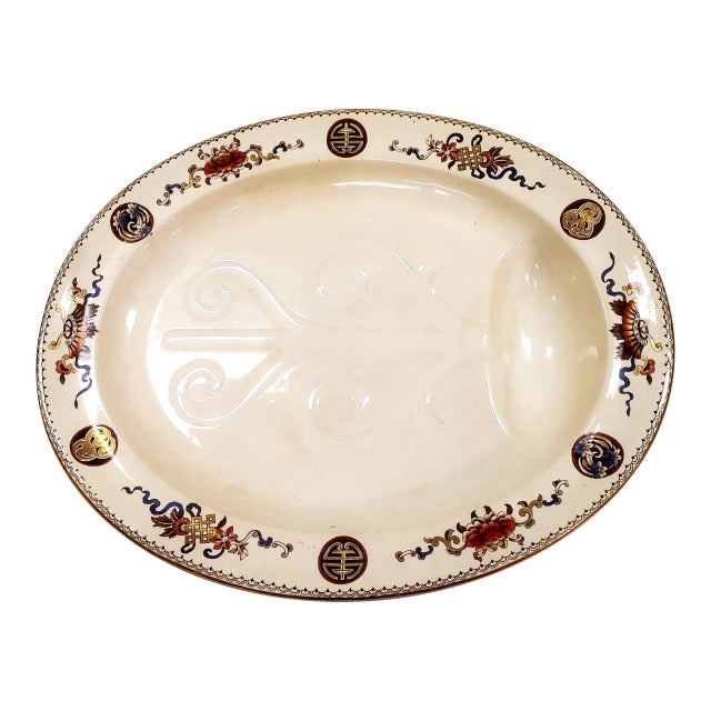 1877 Wedgwood Earthenware Well and Tree Platter Chairish