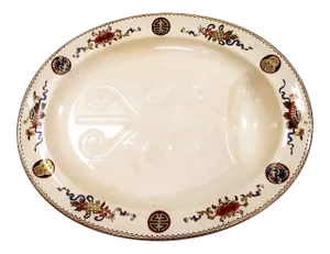1877 Wedgwood Well and Tree Earthenware Platter