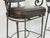 1990s Industrial Steel Counter Stools With Leather Seats, Set of 3 For Sale - Image 16 of 18