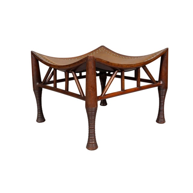 Liberty & Company Mahogany Thebes Stool For Sale In Boston - Image 6 of 9