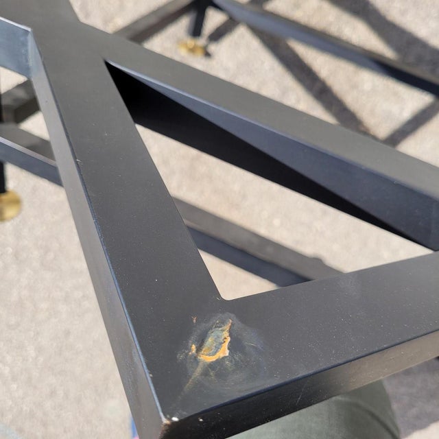 Coffee Table in Iron and Onyx, Italy, 1970s For Sale - Image 18 of 18