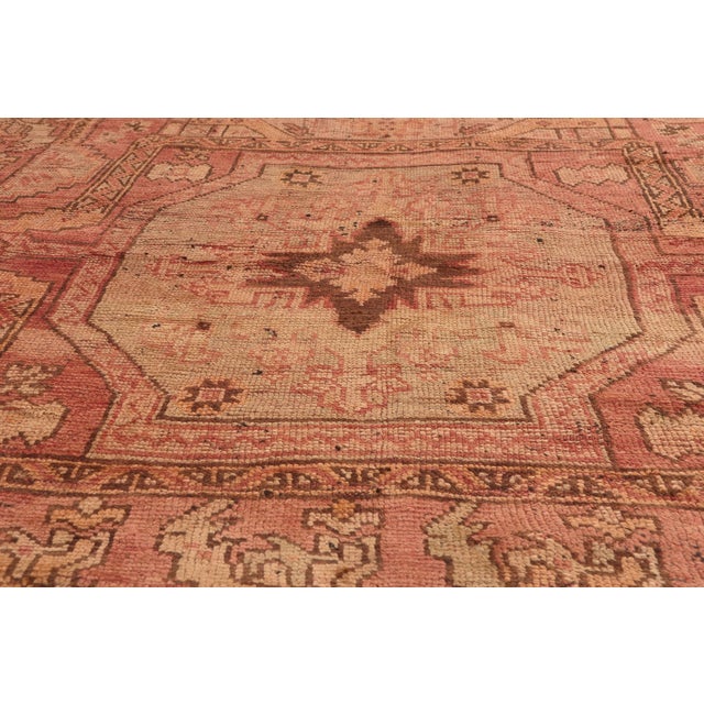 Early 20th Century Vintage Turkish Oushak Rug, 06'06 X 13'00 For Sale - Image 5 of 10