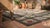 1930s Gray Roses Folk Art Antique American Hooked Rug 5'10" X 7'6" Woven Cotton Carpet For Sale - Image 14 of 15