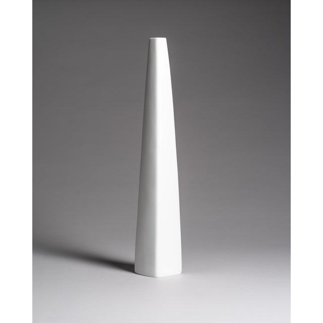 Ceramic Tall Porcelain Vases by H.Th. Baumann & E.W John Rosenthal, 1960s, Set of 2 For Sale - Image 7 of 18