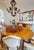 The Jonathan Charles Buckingham Collection Round-to-Oval Expanding Dining Table—the complete dimensions of the table when...