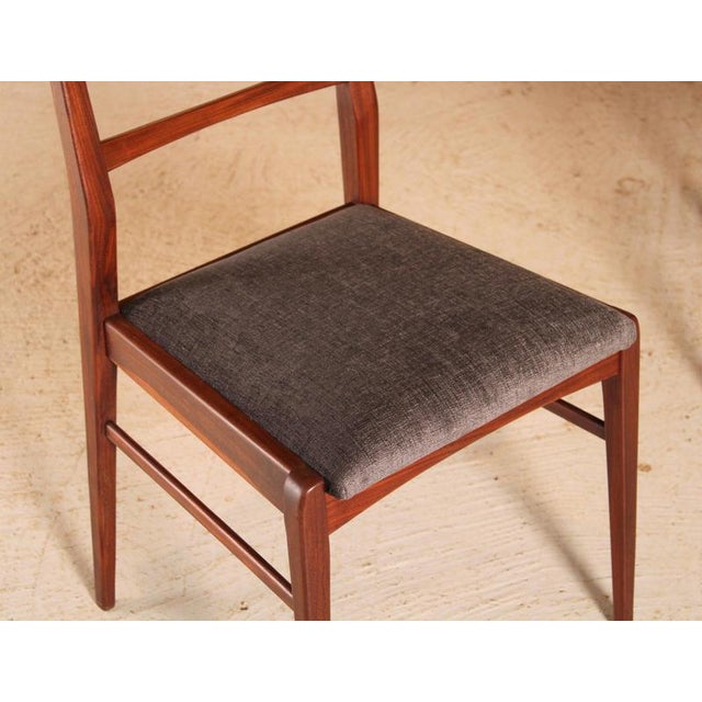 Afromosia Dining Chairs by Richard Hornby for Heals, 1960s, Set of 4 For Sale - Image 11 of 12