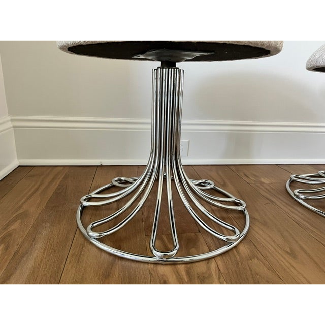 Gastone Rinaldi Italian Stools Mid Century 1970s For Sale - Image 4 of 4