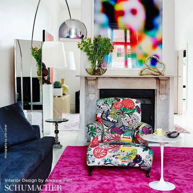 Not Yet Made - Made To Order Sample, Schumacher Chiang Mai Dragon in Alabaster For Sale - Image 5 of 7