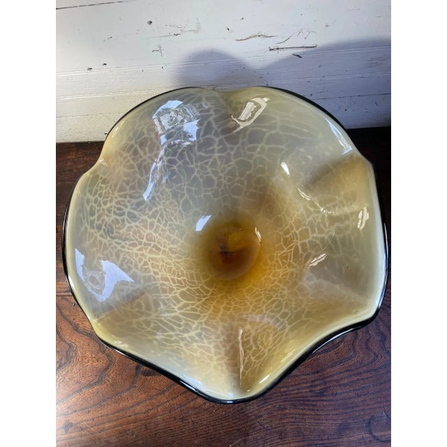 Early 21st Century Studio Glass Bowl For Sale In Boston - Image 6 of 9