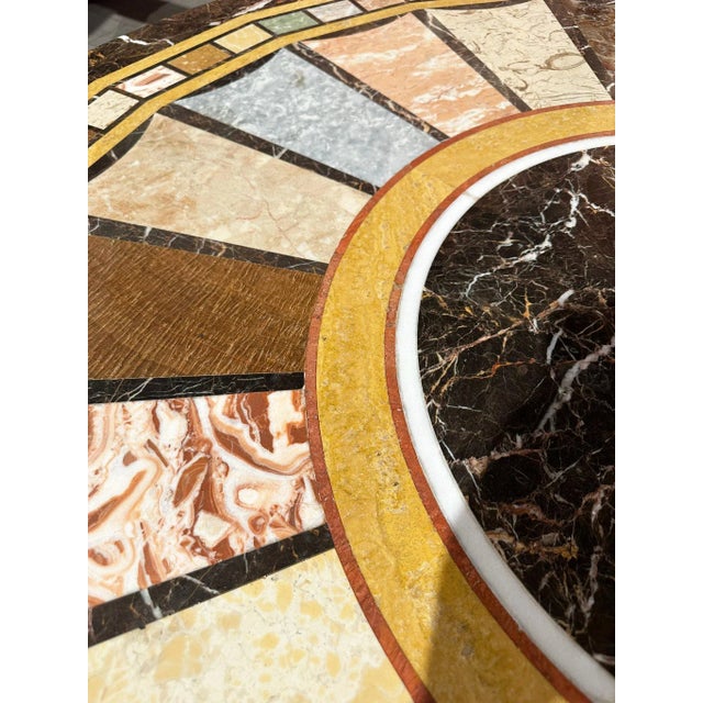 William IV Marble Sample Top Center Table, Gillows Style For Sale - Image 9 of 9