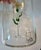 Rare Vintage Viol Glas German Art Glass Edelweiss Bottle / Decanter For Sale - Image 11 of 12