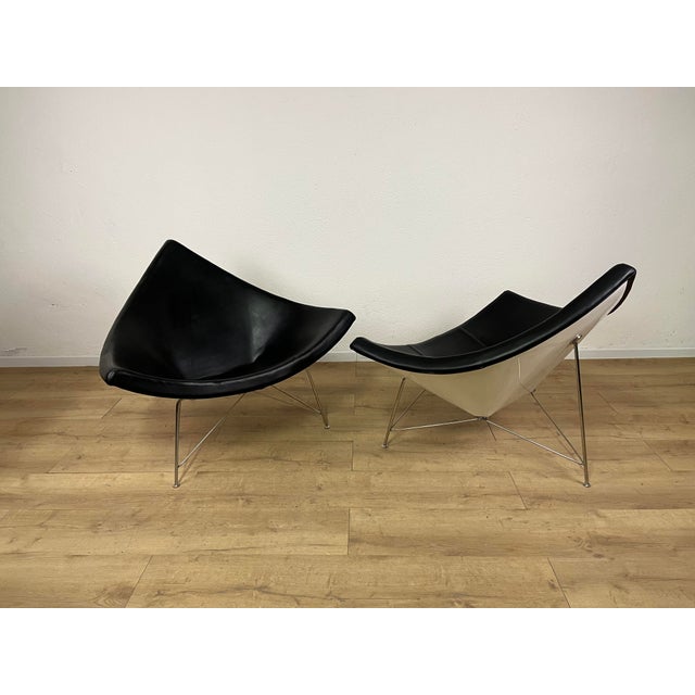 Animal Skin Space Age Coconut Chairs by George Nelson for Vitra, 1970s, Set of 2 For Sale - Image 7 of 9