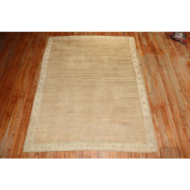 Light Brown Turkish Kars Rug no. j2525 For Sale - Image 4 of 8