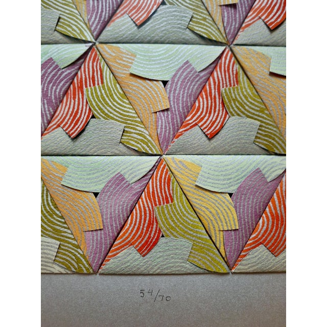 1960s “Afterglow,” a Mixed-Media Composition by Anne Youkeles For Sale - Image 5 of 7