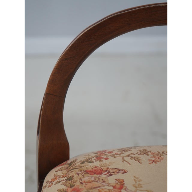 Wood Pair Hickory Chair Regency Style Mahogany Armchairs For Sale - Image 7 of 18