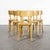 French Blonde Beech Bentwood Dining Chairs from Baumann, 1950s, Set of 4 For Sale - Image 10 of 11