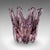 Vintage Starburst Display Bowl, Czech, Bohemia Art Glass Fruit Dish, Mid Century For Sale - Image 4 of 10