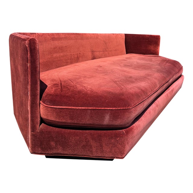 Mid Century Modern Vintage Sofa or Couch in Milo Baughman Style Design For Sale