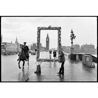 Arthur Steel: The Picture Frame, Westminster Bridge, Limited Edition Photograph 34 X 24” For Sale