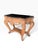 Vintage French Provincial Rococo Style Console Table With Tessellated Stone Top For Sale - Image 4 of 13